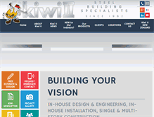 Tablet Screenshot of kiwiconstruction.com